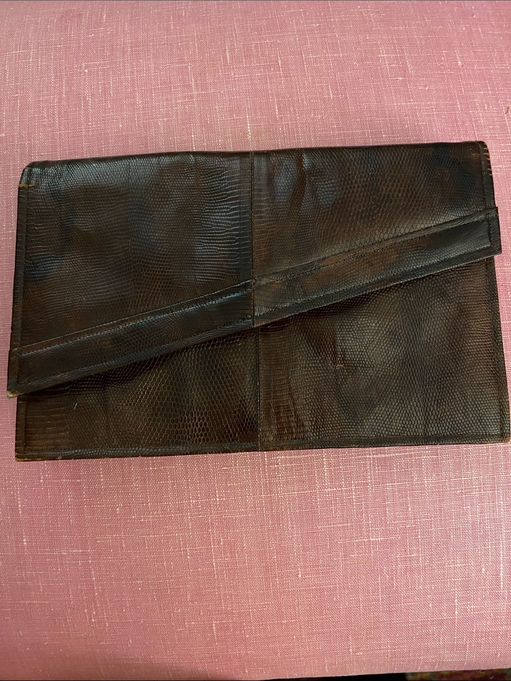 Barbara R. Bolan Vintage Lizard Clutch